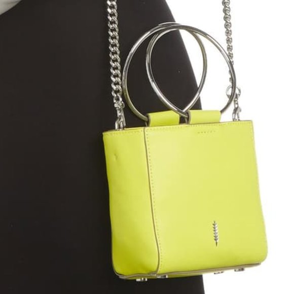 Thacker Handbags - THACKER Le Bucket O-Ring Leather Mini CITRON